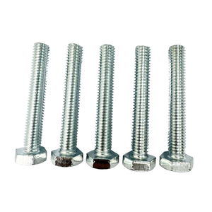 Vis à tête hexagonale à filetage complet M12 C1022 DIN 933 Grade 4.8 zinguée, vis à tête hexagonale à empreinte hexagonale, fabriquées par THV Fasteners Vietnam - Product Image 5