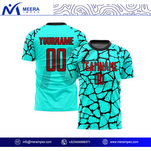 ชุดฟุตบอลผู้ชายขายส่ง ชุดยูนิฟอร์มพร้อมโลโก้สั่งทำ ระบายอากาศได้ดี แห้งเร็ว น้ำหนักเบา เสื้อเจอร์ซีย์ฟุตบอลแบบสั้น ชุดกีฬาสำหรับทีมสโมสร แข่งขัน - Product Image 4