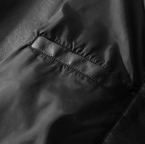 Venta caliente chaquetas de cuero de los hombres de alta calidad chaqueta de cuero genuino precio al por mayor chaqueta de cuero - Product Image 5