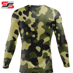 Créez votre propre maillot de compression à transfert thermique BJJ, Rash Guard imprimé numériquement, sous-vêtements personnalisés pour hommes, OEM, respirants - Product Image 2