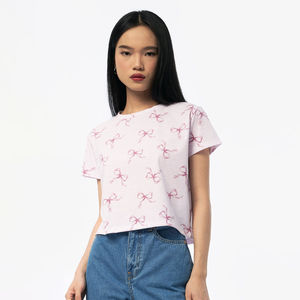 เสื้อยืดออกกำลังกายแบบยูนิเซ็กซ์ ทรงครอป แขนสั้น ผ้าถัก สไตล์ลำลอง น่ารัก เหมาะสำหรับโยคะ ใส่ได้ทุกวัน รุ่นซัมเมอร์ 2026 - Product Image 6