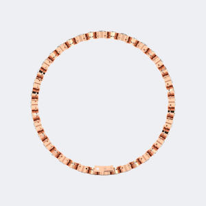 Bracelet tennis en forme de cœur 8,00 CTW en or 14 carats avec diamants de laboratoire cultivés, bijou romantique pour femme, couleur D, 7 pouces, fermoir sécurisé - Product Image 1