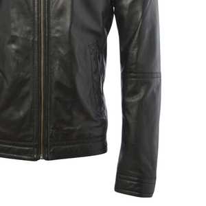 Custom Leather <b>Jacket</b> for Men Stylish Zip up Embroidery <b>Rhinestone</b> Leather Bomber <b>Jacket</b> Men Casual Leather <b>Jacket</b> - Product Image 6