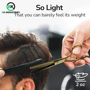 Tijeras de Entresacar Cabello para Salón, Dientes Afilados, Tijeras de Texturizar, Tijeras de Entresacar Cabello de Acero Japonés - Product Image 6