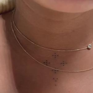 Collar con Colgante Lateral de Diamante Cultivado en Laboratorio de Corte Pera de 1 Quilate en Oro Amarillo Sólido de 14K, Collar con Diamante Lateral Certificado por IGI - Product Image 4