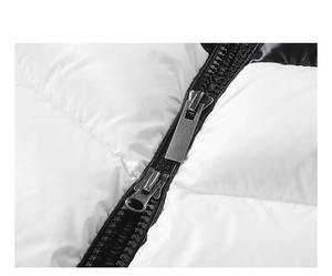 Veste d'hiver en tricot décontractée pour homme sur mesure Capuche amovible Respirante Épaisse Veste matelassée Imperméable Coupe-vent - Product Image 6