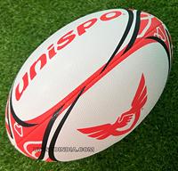 Ballon de rugby personnalisé de qualité supérieure pour les matchs, entièrement cousu à la main, avec une adhérence durable et une super vessie pour une utilisation professionnelle