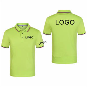 เครื่องแบบธุรกิจแห้งเร็วใส่สบายสำหรับผู้ชายโลโก้แบบกำหนดเองแขนสั้นสำหรับโปโลลายปักทีม - Product Image 4