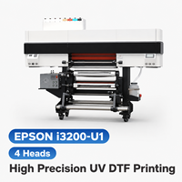 Impresora UV DTF Industrial de 60 cm con 4 cabezales I3200 |   Impresión Digital con Lámina Dorada para Embalaje en Sustratos Rígidos y Flexibles
