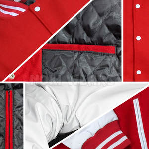 แจ็กเก็ตฤดูหนาวแบบเลตเตอร์แมนสำหรับผู้ชายมาใหม่ - Product Image 6