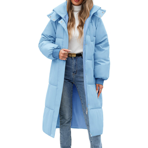 OEM ODM venta al por mayor chaquetas Parka acolchadas personalizadas para mujer chaqueta acolchada de invierno con capucha chaqueta Parka gruesa y cálida - Product Image 1