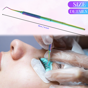 Outil de Perm de levage de cils de beauté les mieux notés en acier inoxydable double face poignée antidérapante 16cm séparant les cils tiges de Perming bâton de cils - Product Image 3