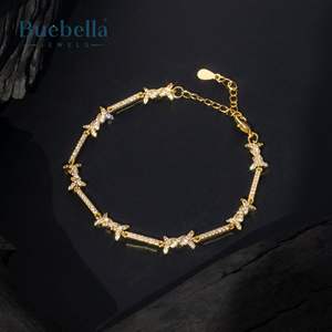 Pulsera Hip Hop con Moissanita VVS de 6 mm para Hombre, Oro Blanco de 14k, Plata de Ley 925, Pulseras y Brazaletes de Moissanita - Product Image 4