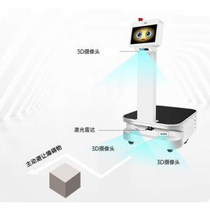 Robot de manutention de marchandises AGV à navigation laser intelligente pour l'automatisation des usines industrielles - Product Image 1