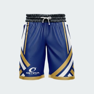 Men's Basketball Shorts Custom Quick Dry High Quality Heavy Mesh Basketball Shorts 100%Polyester Wholesale Rate - Product Image 2