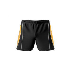 Shorts de rugby en polyester pour hommes de haute qualité, personnalisés, couleur unie, ensembles unisexes avec logo personnalisé, respirants, antibactériens - Product Image 6