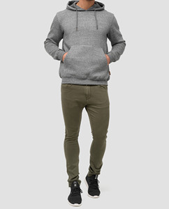 Sweats à capuche vintage délavés à l'acide en coton Streetwear surdimensionné impression numérique sweats à capuche brodés pour hommes - Product Image 3