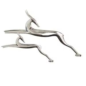 รูปปั้นศิลปะแอบสแตรกต์แบบเรียบง่ายสไตล์วินเทจรูปปั้นหัตถกรรมโลหะสำหรับตกแต่งบ้านที่สร้างสรรค์ - Product Image 5