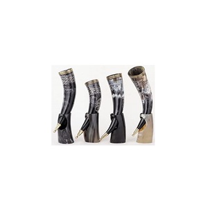 Cuerno Vikingo 100% Natural para Beber Cerveza y Vino, Cuerno para Beber en Casa, Tamaño Personalizable, Cuerno para Beber en Fiestas, Mejor Precio - Product Image 2