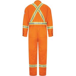 ชุดป้องกันไฟสำหรับผู้ชาย ชุดทำงานในเหมือง ทนไฟ ป้องกันไฟลุก ชุดคลุมแบบเต็มตัว พร้อมแถบสะท้อนแสง X ด้านหลัง ชุดยูนิฟอร์ม - Product Image 6