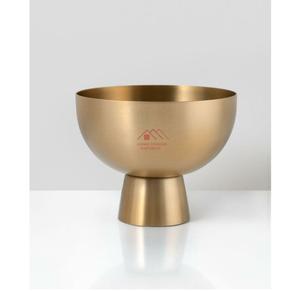 Bol en métal finition cuivre, bol décoratif pour fleurs, prix de gros - Product Image 2