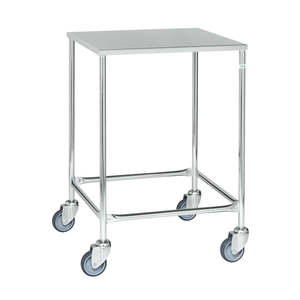 Industrial Style <b>Table</b> with <b>Wheels</b> - Product Image 1