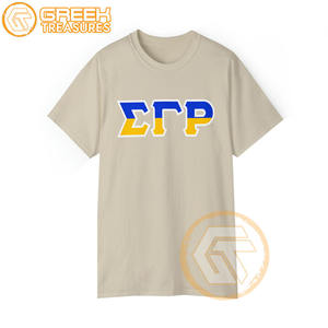 Camiseta de mujer Sigma Gamma Rho hecha a medida, ropa de hermandad, Jersey de algodón, camiseta transpirable de alta calidad, ropa griega para mujer - Product Image 5