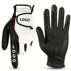 Gants de golf Cabretta en cuir de mouton souple de haute qualité, main gauche, conception de logo personnalisé, prix de gros, sport décontracté - Product Image 4