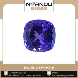 Couleur bleue naturelle Tanzanite octogone facettes taille 8x6 pierre précieuse au prix de gros - Product Image 6