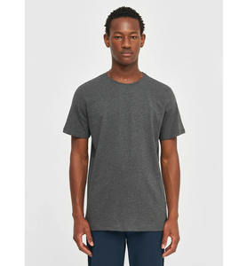 T-shirt homme de luxe personnalisable avec impression DTG col rond uni 100% coton personnalisé avec le logo de votre marque - Product Image 1