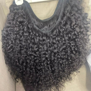 Precio de fábrica al por mayor Extensiones de cabello virgen indio 100% Cabello humano natural Extensiones de cabello virgen de alta calidad - Product Image 1