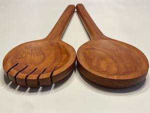 Ensemble de couverts en acier inoxydable créatif, couteau, fourchette, cuillère avec manche en bois, nouvelle arrivée, ensemble de couverts pour table à manger et cadeaux - Product Image 6