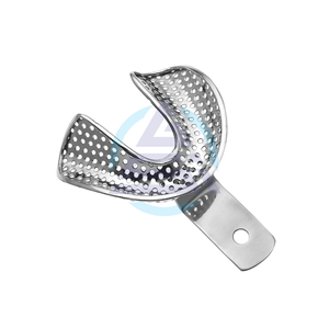 Bandeja de Impresión Dental, Prótesis Completa, Inferior, Perforada |   Bandeja de Ortodoncia para Dentaduras Postizas, Instrumentos de Ortodoncia - Product Image 1