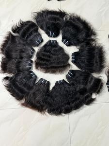 Paquetes de ondas naturales de alta calidad 15A 100 por ciento extensiones de cabello humano cabello crudo indio sin procesar paquetes de cabello suave y duradero - Product Image 5