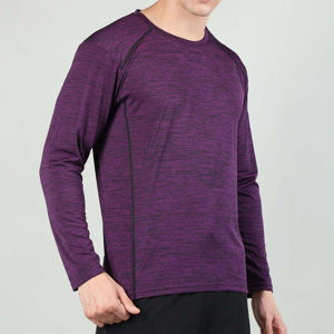 Camiseta térmica básica de alta calidad para hombre, Camiseta de algodón 100% para hombre, camisetas de manga larga con estampado de ajuste holgado - Product Image 5