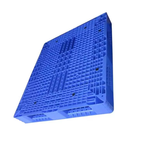 พาเลทพลาสติก HDPE สีน้ำเงิน แบบหน้าเดียว 4 ทางเข้า สำหรับอุตสาหกรรม คลังสินค้า และการขนส่ง - Product Image 3
