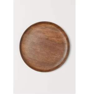 Plateau de service en bois de produit standard supérieur artisanat indien article en gros naturel acacia mangue Shisham bois de pin de haute qualité - Product Image 4