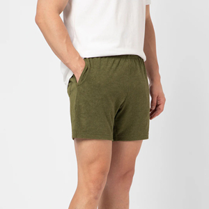 Vente en gros de shorts pour hommes 100% coton logo brodé personnalisé avec poche latérale et arrière short hip hop streetwear respirant pour hommes - Product Image 2
