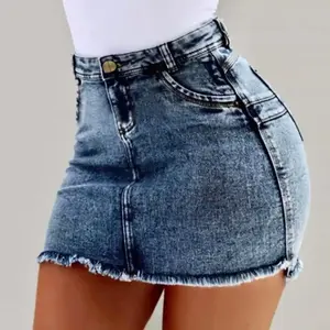 Women's Denim Shorts Classic Vintage High Waist Blue Wide Leg Female Casual <b>Summer</b> <b>Ladies</b> Shorts Jeans for Women - Product Image 3