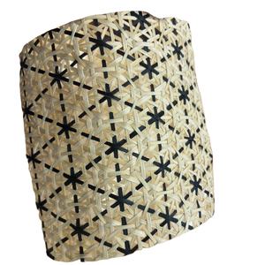 Rollo de correas de caña de bambú blanco blanqueado ANGLE - Product Image 3