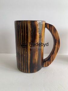 Taza tradicional de madera ideal para regalar herencia arraigada en la artesanía natural Tradebyd - Product Image 3