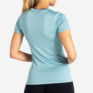 Camiseta supersuave de cuerpo entero transpirable para mujer, camiseta de manga corta con cuello redondo, de diseñador, para yoga, gimnasio y entrenamiento - Product Image 5