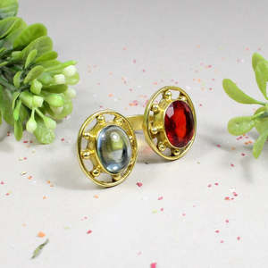 แหวนเงินสเตอร์ลิง925ผู้ชายขายส่งพร้อมพลอยโกเมนเครื่องประดับสุดโรแมนติกที่ดีมีขอบตั้งโทแพซทับทิมควอตซ์ทรงสี่เหลี่ยมผืนผ้า - Product Image 6