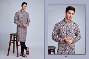 <b>Men's</b> <b>Festival</b> <b>Wear</b> Collection Silk and Cotton Fabric Kurt - Product Image 5