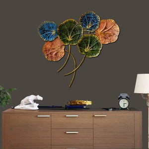 Mandala de Bohème fait à la main personnalisé Mandala en forme de fleur de Lotus cadeau décoration intérieure Art mural en métal décoration murale prix - Product Image 5