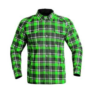 Best Quality <b>Oversized</b> <b>Flannel</b> <b>Shirt</b> Long Sleeve Plaid Casual Outerwear Loose Fit Streetwear OEM Custom Logo Bulk Supply - Product Image 6