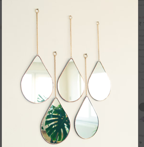 Trendy <b>Mirrors</b> <b>Hanging</b> Geometric <b>Mirrors</b> Home Decor Round Macrame <b>Hanging</b> Wall Decorative <b>Mirror</b> with Boho Fringe - Product Image 2