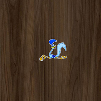 Autocollant mural en vinyle décoratif personnalisé, réutilisable, imperméable, motif dessin animé Road Runner, pour intérieur et extérieur, 5x4 pouces, impression UV brillante