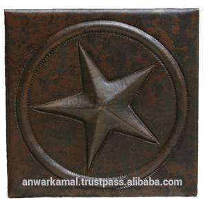 Antique <b>Copper</b> High Quality Star Design <b>Tile</b> for Kitchen & Bathroom - Product Image 2