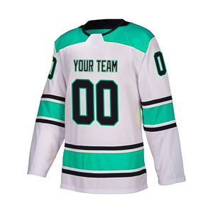 Jersey de Hockey sobre Hielo 100% Poliéster a Precio Económico, Unisex, Personalizable con Nombre de Equipo, Manga Larga, Impresión por Transferencia de Calor, Transpirable y de Secado Rápido - Product Image 3